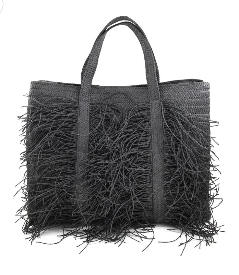 RAFFIA HANDBAG