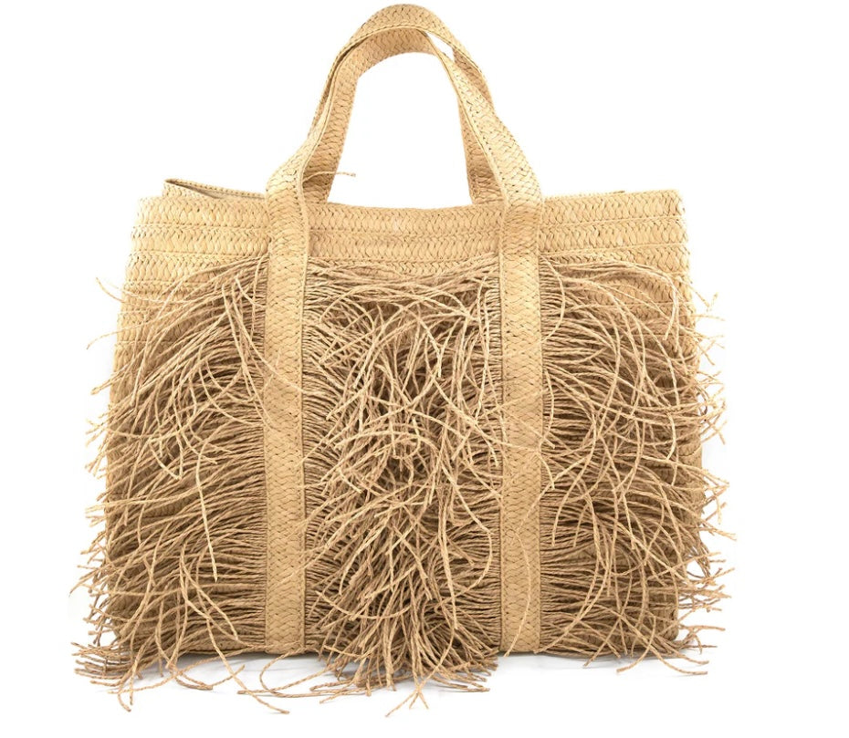 RAFFIA HANDBAG