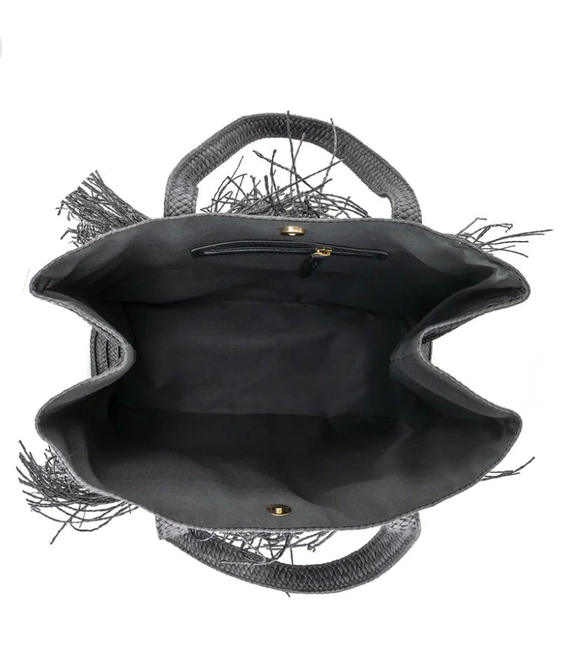 RAFFIA HANDBAG