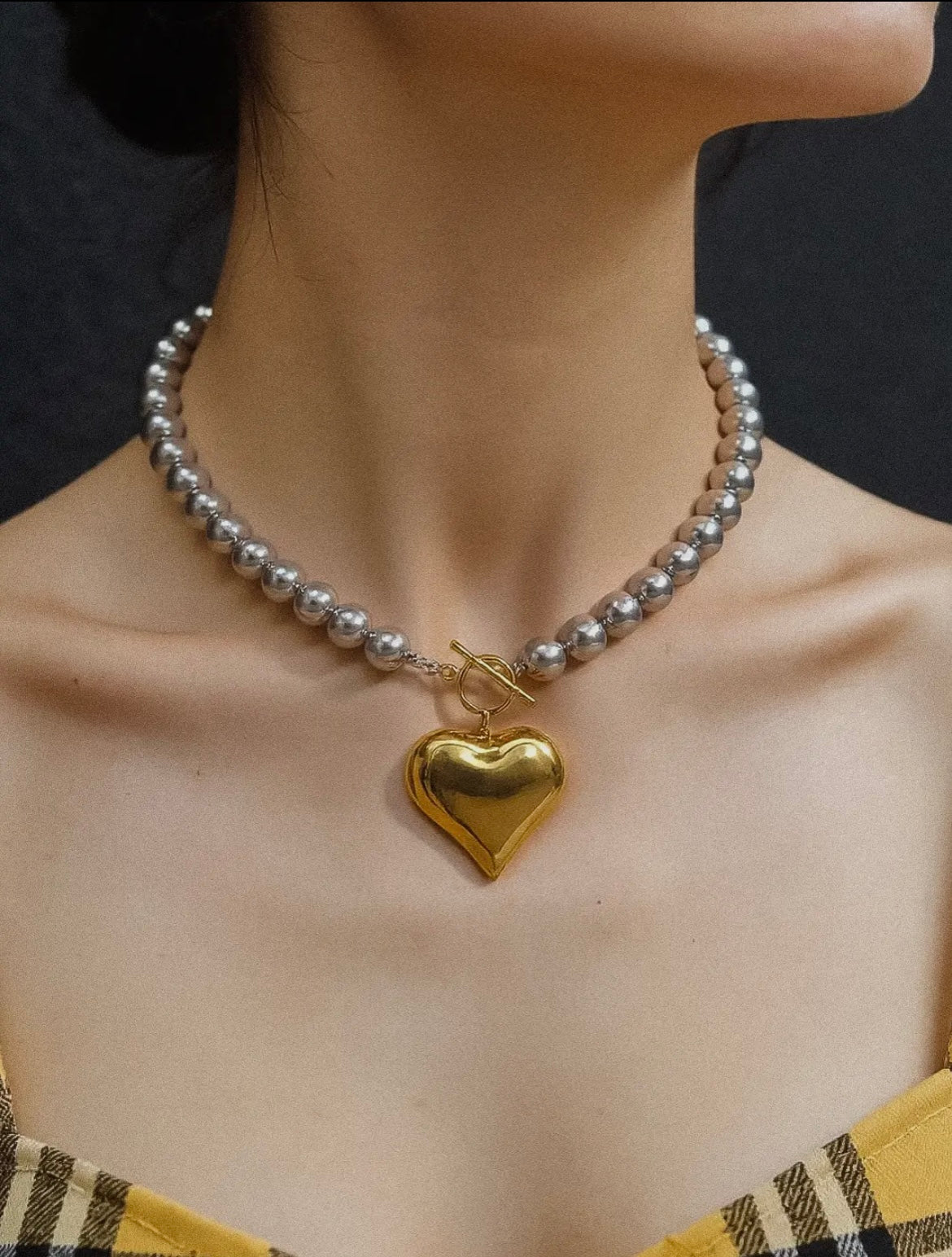 BOLA BOLA HEART NECKLACE
