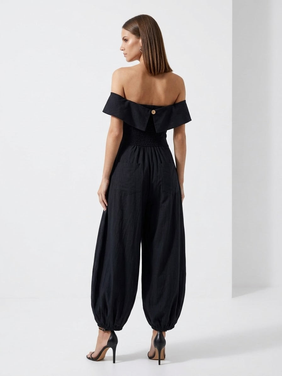 STRAPLESS JUMPSUIT