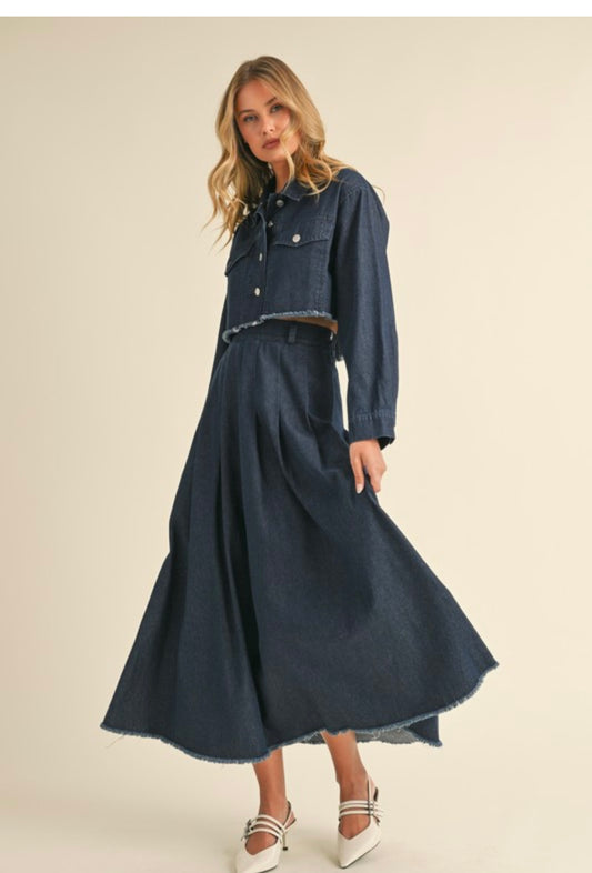 KLAY DENIM SKIRT