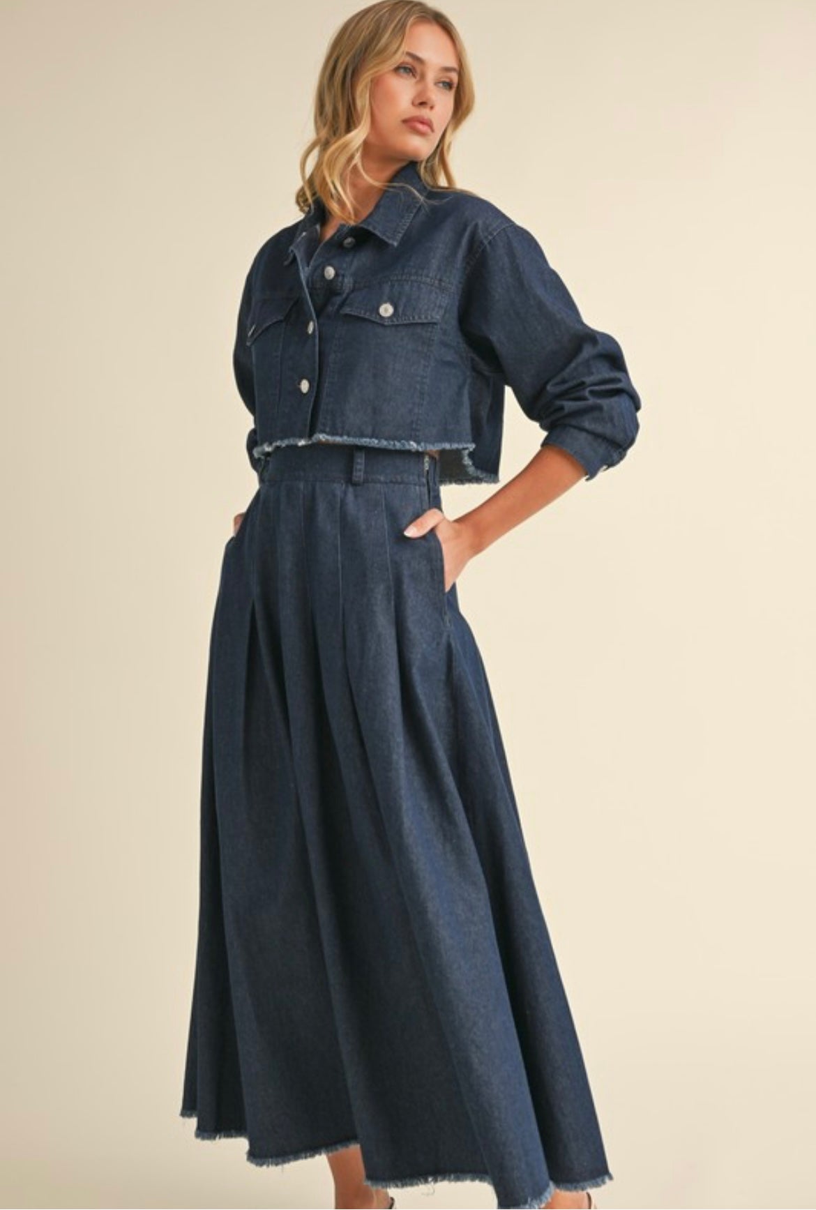 KLAY DENIM SKIRT