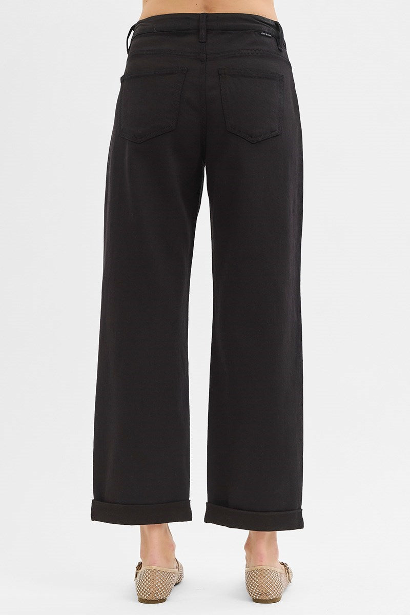RJ BLACK BARREL JEANS