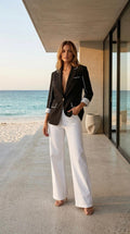 CONTRAST BLAZER