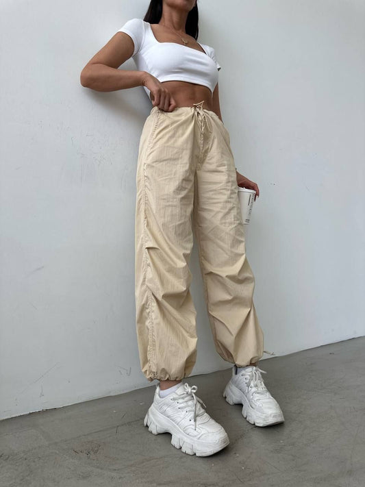 CARGO LOW PANTS - TRENDILICIOUS BY CLAUDIACARGO LOW PANTS