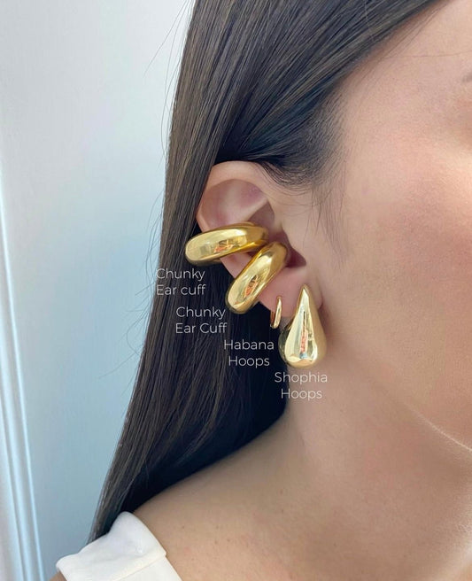 CHUNKY EAR CUFF - TRENDILICIOUS BY CLAUDIACHUNKY EAR CUFF