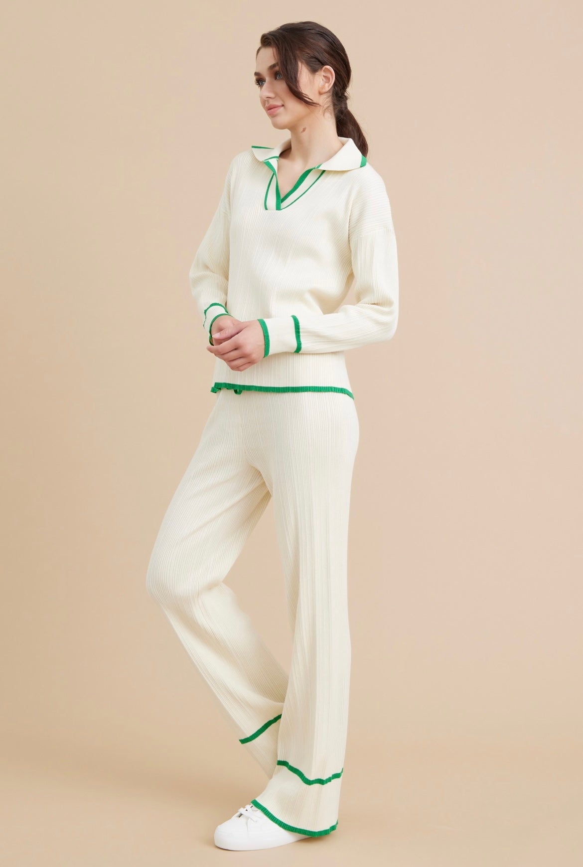 IRI BEIGE LOUNGE WEAR - TRENDILICIOUS BY CLAUDIAIRI BEIGE LOUNGE WEAR